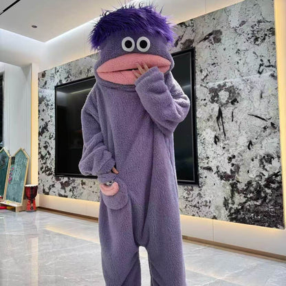 Big-Mouthed Monster Pajamas for Adults and Children