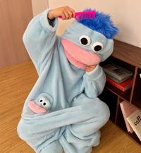 Blue With Shoes + Comb