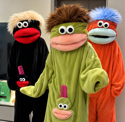 Big-Mouthed Monster Pajamas for Adults and Children
